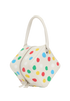 x Yayoi Kusama 2023 Square Bag, &pound;1,900, Handbags, Cream, Leather, Other view